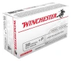 Winchester USA38JHP USA  P Jacketed Hollow Point 125 Grain  38 Special 945 fps