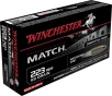 Winchester  223 Remington Sierra Matchking 69gr BTHP  Match Ammunition