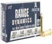 Fiocchi 357F Training Dynamics 357 Mag 142 gr Full Metal Jacket Truncated-Cone  TCFMJ 