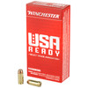 Winchester Ammo RED40 USA Ready 40 S W 165 gr Full Metal Jacket Flat Nose  FMJFN 