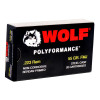Wolf Steel Case 223 Remington 55 Grain Full Metal Jacket FMJ 