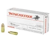 Winchester USA Pistol Ammo 9mm Luger 124 gr  FMJ 50 rd 