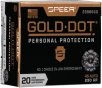 Speer Gold Dot Personal Protection Pistol Ammo 45 ACP 230 gr  HP 20 rd 