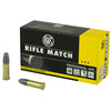 RWS Umarex 2134225 Rifle Match Professional Line 22 LR 40 gr Lead Round Nose  LRN  50 Per Box  100 Cs