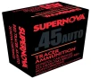 Supernova  45 ACP Auto PMSN45ACR Red Tracer Non Corrosive Full Metal Jacket FMJ 225 Grain