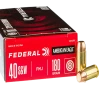 Federal  40 S W C40180A400 Champion Training Full Metal Jacket FMJ 180 Grain