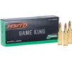 HSM Game King Rifle Ammunition 6mm Rem  Sierra Spitzer BT 100 gr  20 rd 