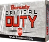 Hornady Critical Duty FlexLock  40 S W 175 Gr PolyTip