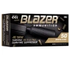 CCI 40 S W 180GR TMJ BLAZER BRASS CLEAN-FIRE SUPPRESSOR 50RD BX 10BX CS 970 FPS