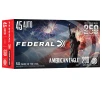 FEDERAL 45 AUTO 230GR FMJ USA BOX 250TH 50RD BX 20BX CS 890 FPS
