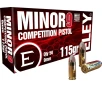 ELEY MINOR 9 COMPETITION 9MM 115GR FMJ 50RD 20BX CS 1130 FPS