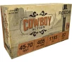 Fiocchi  45-70 Government 4570A Cowboy Action Lead Round Nose Flat Point 405 Grain 1185 FPS