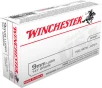 Winchester USA9MM1 USA Full Metal Jacket Flat Nose 147 Grain 9mm Luger Parabellum 990 fps