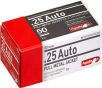Aguila 1E252110 Target   Range Full Metal Jacket 50 Grain  25 ACP 755 fps