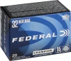 Federal C32HRA Champion Training Lead Semi Wadcutter 95 Grain  32 H R Mag 1020 fps