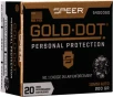 Speer 54000GD Gold Dot Personal Protection Hollow Point 200 Grain 10mm Auto 1100 fps