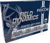 Fiocchi 3006B Field Dynamics Jacketed Soft Point 150 Grain  30-06 Springfield 