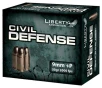 Liberty Ammunition LACD9014 Civil Defense Protection Lead Free Fragmenting Hollow Point 50 Grain 9mm Luger Parabellum 2000 fps