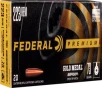 Federal GM223BH73 Premium Gold Medal Berger Open Tip Match 73 Grain  223 Remington 2800 fps