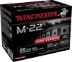 Winchester S22LRT M-22 Black Copper Plated Round Nose 40 Grain  22 Long Rifle 1255 fps