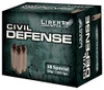 Liberty Ammunition LACD38025 Civil Defense Protection Lead Free Fragmenting Hollow Point 50 Grain  38 Special 1500 fps