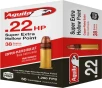 Aguila 1B220335 Super Extra High Velocity LEAD HOLLOW POINT 38 Grain  22 Long Rifle 1280 FPS 