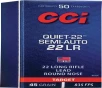 CCI 975CC Quiet-22 Lead Round Nose 45 Grain  22 Long Rifle 835 fps