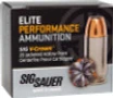 Sig Sauer E40SW120 Elite Performance V Crown Jacketed Hollow Point 165 Grain  40 S W 1090 fps