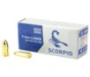STV Technology Scorpio Ammo 9mm Luger 124 Grain Full Metal Jacket FMJ 