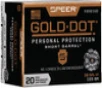 Speer Gold Dot Short Barrel Handgun Ammo 38 Spl   P 135 gr  HP 20 rd 