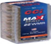 CCI Target   Plinking Maxi-Mag Rimefire Ammo 22 Mag 40 gr  Total Metal Jacket 50 rd 