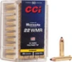 CCI Varmint Rimfire Ammo 22 Mag 30 gr  V-Max Polymer Tip 50 rd 