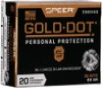 Speer Gold Dot Handgun Ammo 32 ACP 60 gr  HP 20 rd 