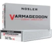 Nosler Varmageddon Rifle Ammunition 243 Win  70 gr  VG FBT 20 rd