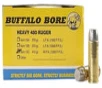 Buffalo Bore Ammunition 13C20 Heavy Strictly Business 480 Ruger 410 gr Wide Flat Nose  WFN  20 Per Box  12 Cs 1200 FPS