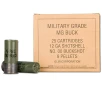 Winchester Military Grade Buffered Buckshot Value Pack Defense  Hunting 00 Buck 12 Gauge 1-1 8 oz 2 75 in 1325 FPS