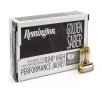 Remington Golden Saber 9mm Luger   Parabellum 124 Gr JHP 1125 FPS