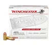 Winchester  45 ACP Auto USA Range Pack 230 grain Full Metal Jacket ammunition 835 FPS