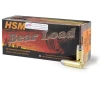 HSM  44 Magnum Bear Load 305 grain LEAD Wide Flat Nose ammunition 1260 FPS