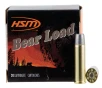 HSM  44 Magnum Bear Load 305 grain LEAD Wide Flat Nose ammunition 849 FPS