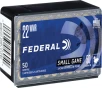 Federal Game-Shok Rimfire Ammo 22 Mag 50 gr  Jacketed Hollow Point 50 rd  1530 FPS