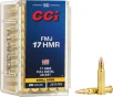 CCI Hunting Gamepoint HMR FMJ Full Metal Jacket 20 Grain  17 HMR 2375 fps 076683000552