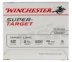 Winchester 12 Gauge TRGT12509 Super-Target Light Target 2 75  1oz 9 Shot