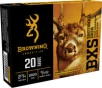 Browning BXS Solid Expansion Big Game   Deer Sabot  Slug 20 Gauge 3 4 oz 2 75 in