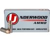 UNDERWOOD 9MM LUGER  P 124GR-FMJ 50RD 10BX CS
