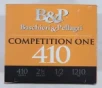 410 BASCHIERI   PELLAGRI B P Competition One  7 5 1 2oz 1210fps  25 Rounds  410BCP75  410 Bore