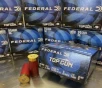 FEDERAL TOP GUN  8 12 ga 2 3 4  1 1 8 oz  TG128 25 rnd box