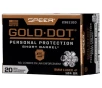 GOLD DOT PERSONAL PROTECTION 9MM LUGER  P HANDGUN AMMO