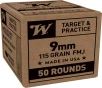 SERVICE GRADE 9MM LUGER HANDGUN AMMO