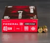 50rds - 40 S W Federal American Eagle 180gr  FMJ Ammo
